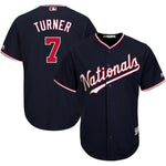 Trea Turner Washington Nationals Majestic Alternate Official Cool Base Replica Player Jersey - Navy