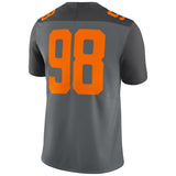 #98 Tennessee Volunteers Nike Limited Football Jersey - Gray