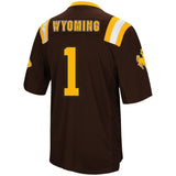 Wyoming Cowboys Colosseum Foos-Ball Football Jersey - Brown