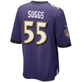 Terrell Suggs Baltimore Ravens Nike Game Jersey - Purple