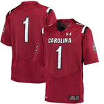 #1 South Carolina Gamecocks Under Armour Premier Jersey - Garnet