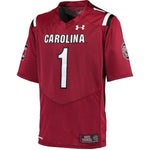 #1 South Carolina Gamecocks Under Armour Premier Jersey - Garnet