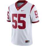 #55 USC Trojans Nike Game Jersey - White