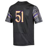 #51 Northwestern Wildcats Under Armour College Football 150th Anniversary Replica Jersey - Black