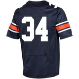 #34 Auburn Tigers Under Armour Premier Football Jersey - Navy