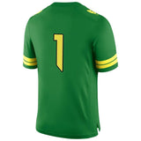 #1 Oregon Ducks Nike Football Game Jersey - Apple Green