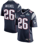 Sony Michel New England Patriots Nike Super Bowl LIII Bound Game Jersey - Navy