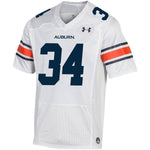 #34 Auburn Tigers Under Armour Replica Football Jersey - White