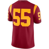 #55 USC Trojans Nike Game Jersey - Cardinal