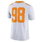 #98 Tennessee Volunteers Nike Limited Football Jersey - White