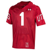 #1 Utah Utes Under Armour College Football 150th Anniversary Special Game Jersey - Red