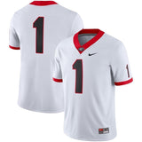 #1 Georgia Bulldogs Nike Game Jersey - White