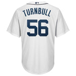 Spencer Turnbull Detroit Tigers Majestic Official Cool Base Player Jersey - White