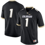 #1 Colorado Buffaloes Football Game Jersey – Black