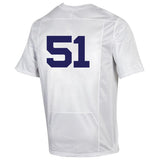 #51 Northwestern Wildcats Under Armour College Football 150th Anniversary Replica Jersey - White