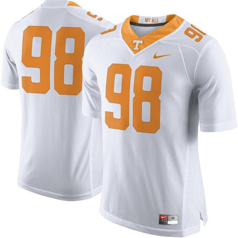 #98 Tennessee Volunteers Nike Limited Jersey - White