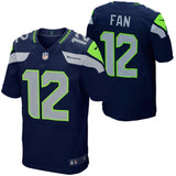 12s Seattle Seahawks Nike Elite Jersey - College Navy