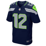 12s Seattle Seahawks Nike Elite Jersey - College Navy