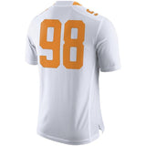 #98 Tennessee Volunteers Nike Limited Jersey - White