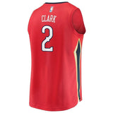 Ian Clark New Orleans Pelicans Fanatics Branded Fast Break Player Jersey Red - Statement Edition