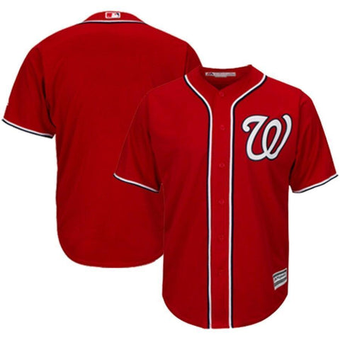 Washington Nationals Majestic Official Cool Base Jersey - Red