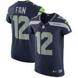 12s Seattle Seahawks Nike Vapor Untouchable Elite Player Jersey - College Navy