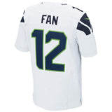 12s Seattle Seahawks Nike Elite Jersey - White