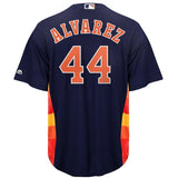 Yordan Alvarez Houston Astros Majestic Home Official Cool Base Player Jersey - Navy