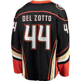 Michael Del Zotto Anaheim Ducks Fanatics Branded Breakaway Player Jersey - Black