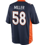 Von Miller Denver Broncos Nike Alternate Limited Jersey - Navy Blue