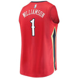 Zion Williamson New Orleans Pelicans Fanatics Branded 2019 NBA Draft First Round Pick Fast Break Jersey Red - Statement Edition