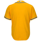 Oakland Athletics Majestic Official Cool Base Team Jersey - Gold