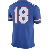 #18 Florida Gators Jordan Brand Game Football Jersey - Royal