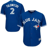 Troy Tulowitzki Toronto Blue Jays Majestic Official Cool Base Player Jersey - Royal