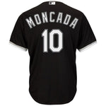 Yoan Moncada Chicago White Sox Majestic Alternate Official Cool Base Replica Player Jersey - Black/White