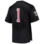 #1 Temple Owls Under Armour Team Replica Football Jersey - Black