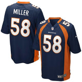 Von Miller Denver Broncos Nike Alternate Game Jersey - Navy Blue