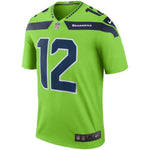 12s Seattle Seahawks Nike Color Rush Legend Jersey - Green