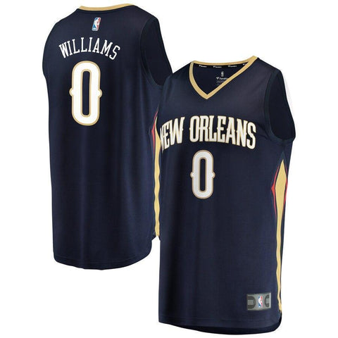 Troy Williams New Orleans Pelicans Fanatics Branded Fast Break Jersey - Icon Edition - Navy