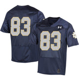 #83 Notre Dame Fighting Irish Under Armour College Football 150th Anniversary Replica Jersey - Navy