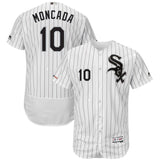 Yoan Moncada Chicago White Sox Majestic Home  Collection Flex Base Player Jersey - White/Black